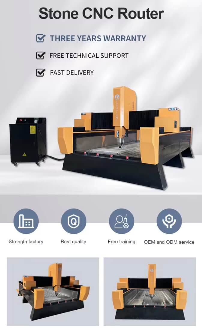 Two Spindles stone engraving machiner