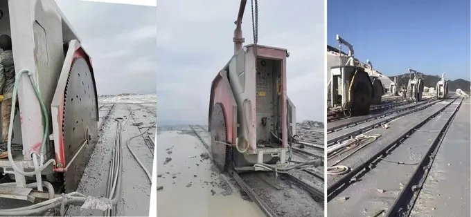 granite quarry sawing machine